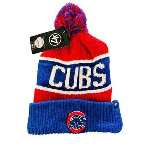 NEW With Tags ‘47 Chicago Cubs Men’s Women’s Knit Pom Beanie Soft Winter Hat
